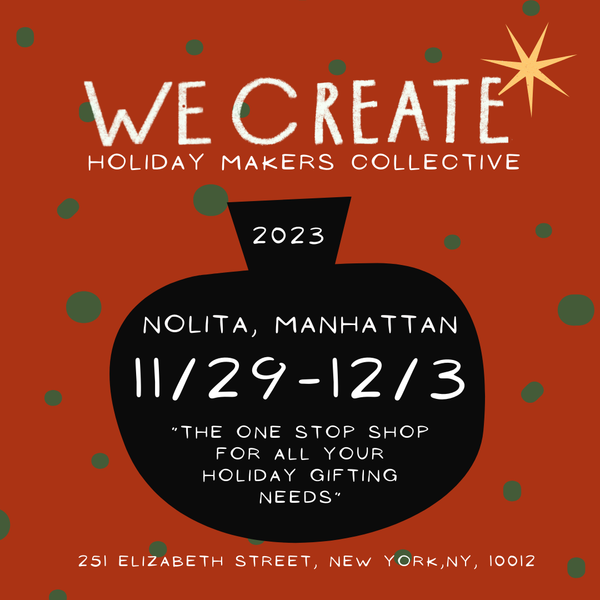 POP UP | WeCreate - Holiday Makers Collective