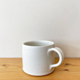 Short White Mug by Shun Ono