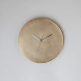 Minimal wall Clock / brass