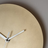 Minimal wall Clock / brass