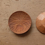 Wood dessert plate (Cherry wood)