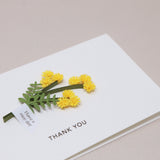 Message Card - Thank You (Mimosa Flower)
