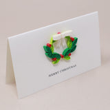 Message Card - Christmas (Green)