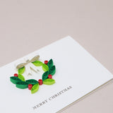 Message Card - Christmas (Green)