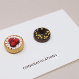 Message Card - Congratulations (Tart & Donut Brown)