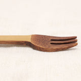 Bamboo dessert fork