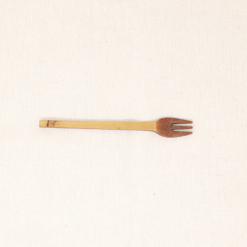 Bamboo dessert fork