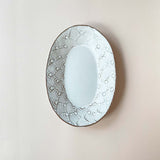 Oval Plate with Clay Stamp