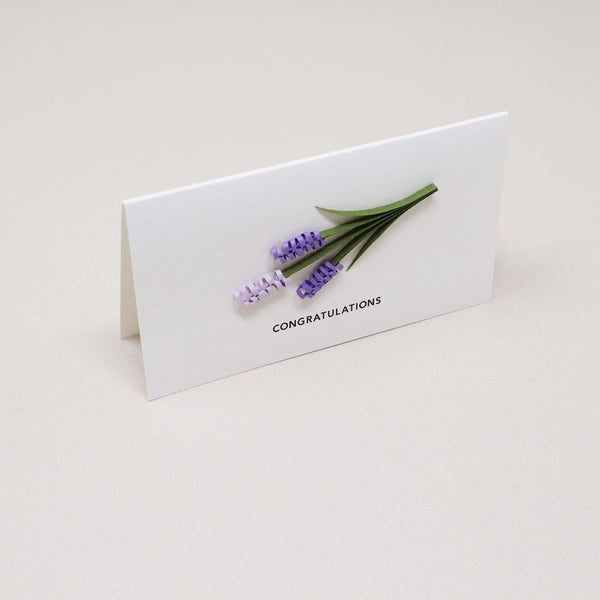 Message Card - Congratulations (Lavender)