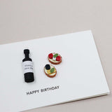 Message Card - Happy Birthday (Wine)