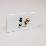 Message Card - Happy Birthday (Wine)