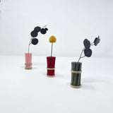 Ringed Dried Flower Paper Vase