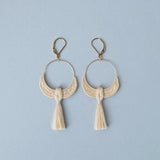 Bird earrings | Ecru | Short