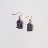 Mizuhiki / daki awaji earrings