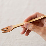 Bamboo dessert fork