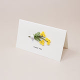 Message Card - Thank You (Mimosa Flower)
