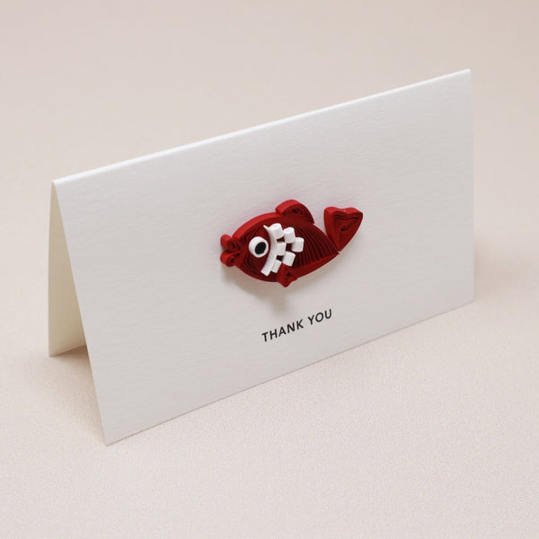 Message Card - Thank You (Sea Bream)