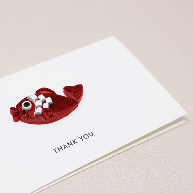 Message Card - Thank You (Sea Bream)
