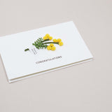 Message Card - Congratulations (Mimosa Flower)