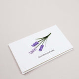 Message Card - Congratulations (Lavender)