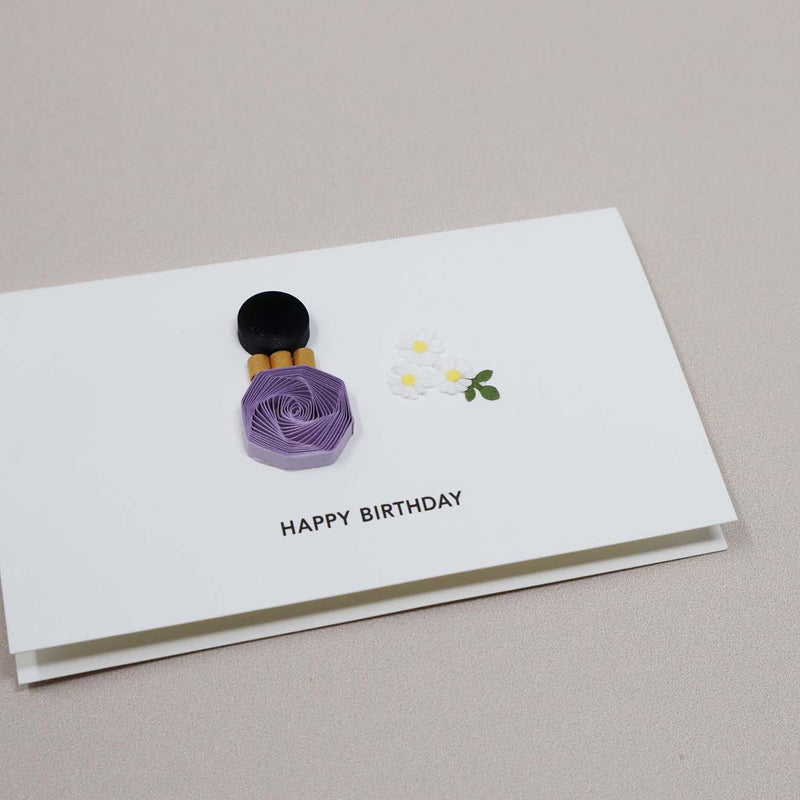 Message Card - Happy Birthday  (Perfume - L )