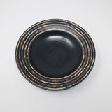 Izu Clay Plate with striped rim φ24㎝